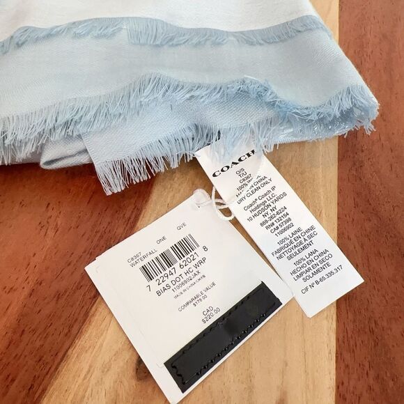 NWT‎ Coach Horse And Carriage Dot Print Wrap - Picture 4 of 4